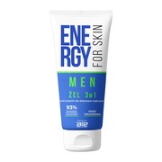 Energy For Skin Men, specjalistyczny nawilżający żel 3 w 1 dla aktywnych mężczyzn z efektem chłodzenia, 250 ml