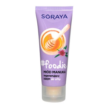 Soraya foodie, regenerujący krem do stóp, miód manuka, 75 ml