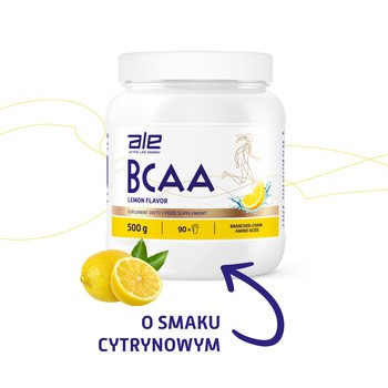 ALE BCAA Lemon Flavor, proszek, 500 g