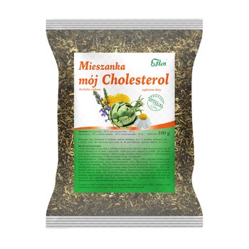 Flos, Mieszanka Mój Cholesterol, herbatka ziołowa, susz, 100 g