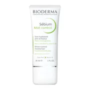 Bioderma Sebium Mat control, matujący krem nawilżający do skóry mieszanej i tłustej, 30 ml