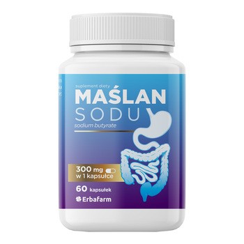 Erbafarm Maślan Sodu, kapsułki, 60 szt.