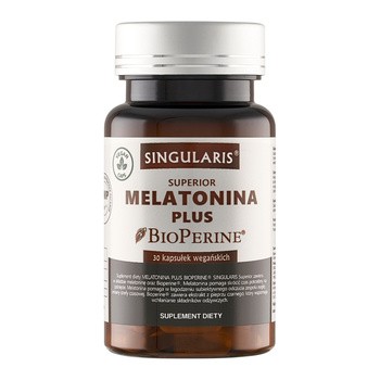 Singularis Superior Melatonina Plus BioPerine, kapsułki, 30 szt.