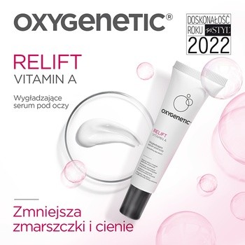 Oxygenetic Relift Vitamin A, wygładzające serum pod oczy, 15 ml