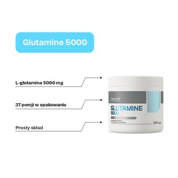 OstroVit Glutamine 5000, kapsułki, 150 szt