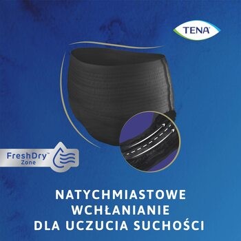 Tena Lady Pants Plus, majtki chłonne, Black, rozmiar L, 30 szt.