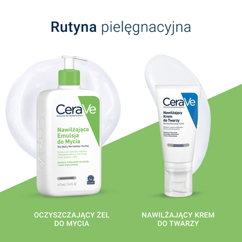 CeraVe, nawilżająca emulsja do mycia dla skóry normalnej i suchej, 236 ml