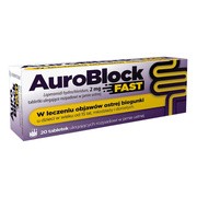 AuroBlock Fast, 2 mg, tabletki ulegające rozpuszczeniu w jamie ustnej, 20 szt.