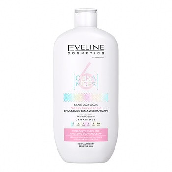 Eveline 6 Ceramides, silnie odżywcza natłuszczająca emulsja do ciała, 350 ml