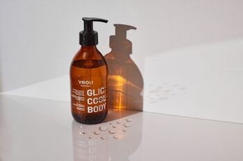 Veoli Botanica Glic Cool Body, żel złuszczająco-regulujący do mycia ciała, 280 ml