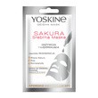 Yoskine Geisha Mask, maska na srebrnej tkaninie Sakura, 20 ml