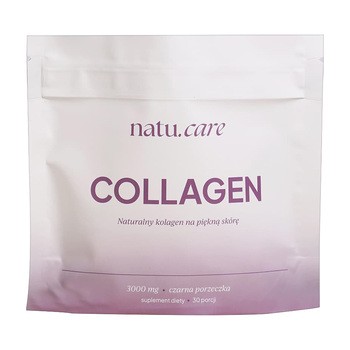 Natu Care Premium Collagen 3000 mg, proszek, smak czarna porzeczka, 153 g