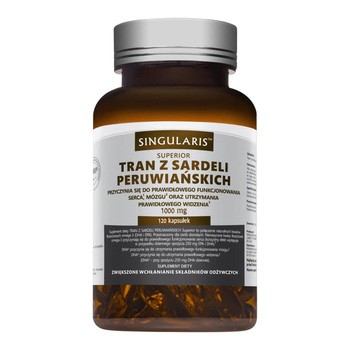 Singularis Tran z sardeli peruwiańskich 1000 mg, kapsułki, 120 szt.