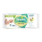 Pampers Harmonie New Baby, chusteczki nawilżane, 46 szt.