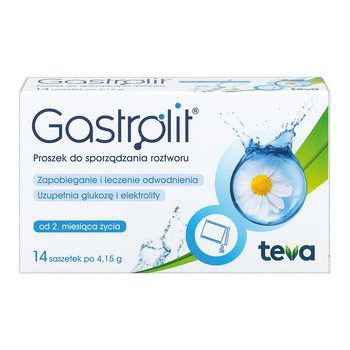 Gastrolit, 4,15 g, proszek do przygotowania roztworu, 15 saszetek