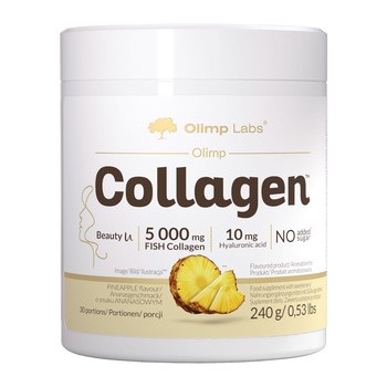 Olimp Labs Collagen, proszek, smak ananasowy, 240 g