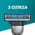 Zestaw Gillette, maszynka do golenia Mach3 + Series, oczyszczający żel do golenia, 75 ml