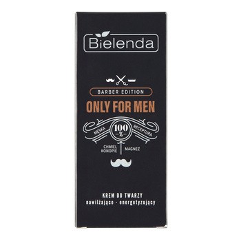 Bielenda Only For Men, krem nawilżająco-energetyzujący, 50 ml