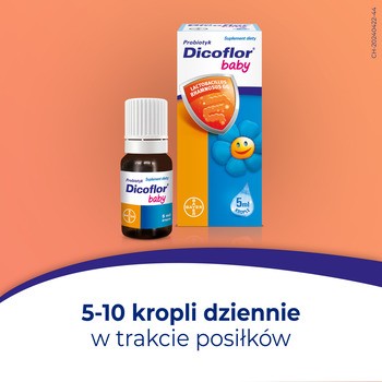 Dicoflor Baby, probiotyk, krople, 5 ml