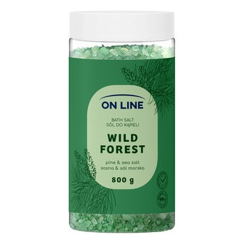 On Line Wild Forest, sól do kąpieli, 800 g
