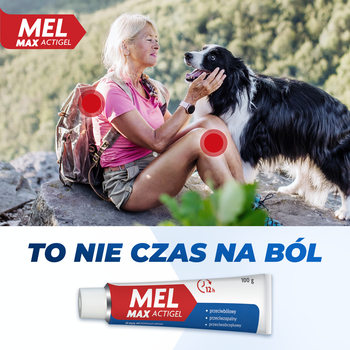 Mel Max Actigel, 20 mg/g, żel, 180 g