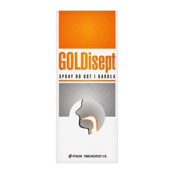 GOLDisept, spray do ust i gardła, 25 ml