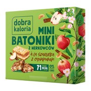 Dobra Kaloria, mini batoniki z orzechów a'la szarlotka, 102 g