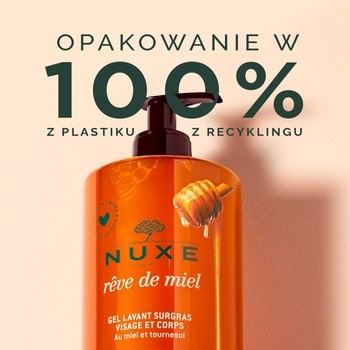 Nuxe Reve de Miel, Ultrabogaty żel do mycia ciała i twarzy, 750 ml