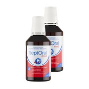 Zestaw 2 x SeptOral med, płyn stomatologiczny do płukania jamy ustnej, 300 ml