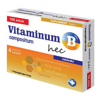 Vitaminum B compositum hec, tabletki, 100 szt.