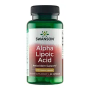 Swanson ALA kwas alfa liponowy, 600 mg, kapsułki, 60 szt.
