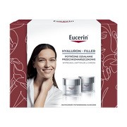 Zestaw Eucerin Hyaluron-Filler, 3 x Effect, krem na dzień, SPF 15, 50 ml + krem na noc, 50 ml