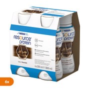 Zestaw 6 x Resource Protein, płyn o smaku czekoladowym, 4 x 200 ml