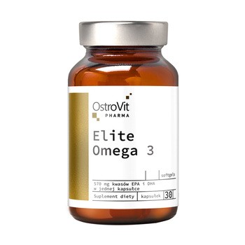 OstroVit Pharma Elite Omega 3, kapsułki miękkie, 30 szt.