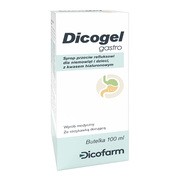 Dicogel Gastro, syrop przeciw refluksowi dla dzieci i niemowląt, 100 ml