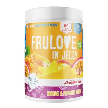 Allnutrition Frulove In Jelly Mango & Passion Fruit, frużelina mango z marakują, 1000 g