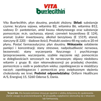 Vita Buerlecithin, płyn doustny, 1000 ml
