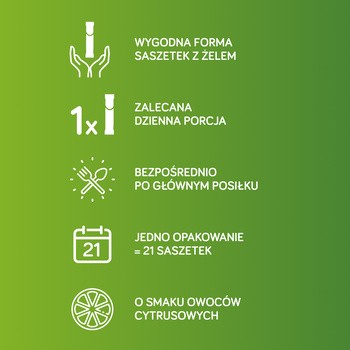 Danacol Plus, żel doustny, 15 ml, 21 saszetek