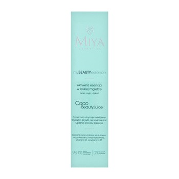 Miya Cosmetics COCO BeautyJuice, aktywna esencja do twarzy w lekkiej mgiełce, 100 ml