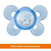Chicco, smoczek Physio Comfort silikonowy, niebieski, 0 m+, 1 szt.