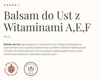 Gorvita, Balsam Do Ust, Hypoalergiczny z witaminami, 20 ml