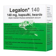 Legalon 140, 140 mg, kapsułki twarde, 20 szt. (import równoległy, Delfarma)