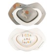 Canpol Babies, Smoczek silikonowy Light Touch 0-6 m sumetryczny, dogs, 2 szt.