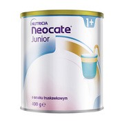 Neocate Junior 1+, żywność specjalnego przeznaczenia medycznego o smaku truskawkowym, 400 g