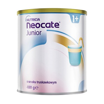 Neocate Junior 1+, żywność specjalnego przeznaczenia medycznego o smaku truskawkowym, 400 g