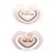 Canpol Babies, smoczek silikonowy, symetryczny, Royal Baby, 0-6 m, pink, 2 szt.