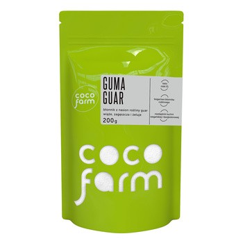 Coco Farm, Guma guar, błonnik, 200 g