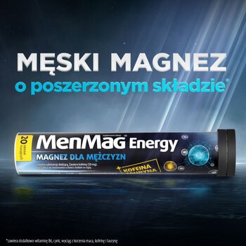MenMag Energy, tabletki musujące, 20 szt.