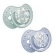 Canpol Lovi, smoczek silikonowy dynamiczny, Blossom Blue, 0-6 m, 2 szt.