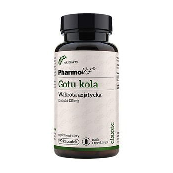 Pharmovit Gotu kola Ekstrakt 125 mg, kapsułki, 90 szt.